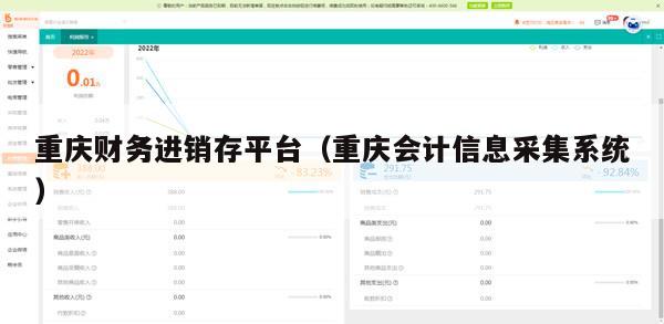 重庆财务进销存平台（重庆会计信息采集系统）