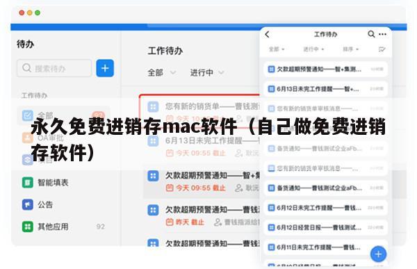 永久免费进销存mac软件（自己做免费进销存软件）