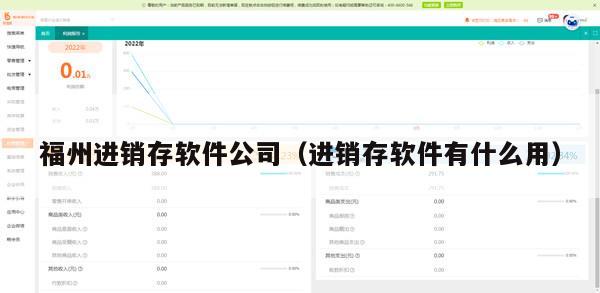 福州进销存软件公司（进销存软件有什么用）