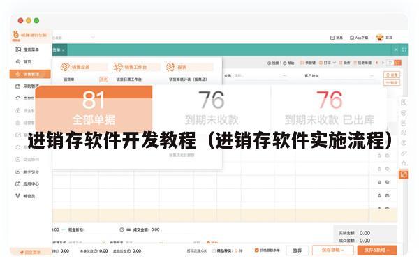 进销存软件开发教程（进销存软件实施流程）