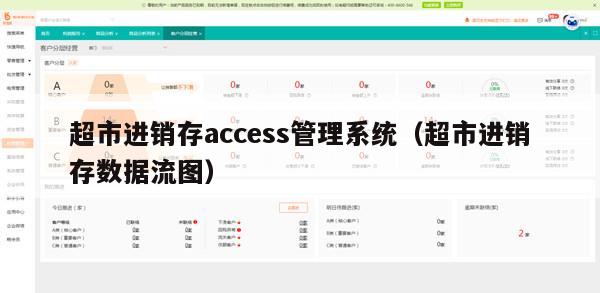 超市进销存access管理系统（超市进销存数据流图）