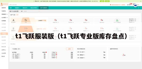 t1飞跃服装版（t1飞跃专业版库存盘点）