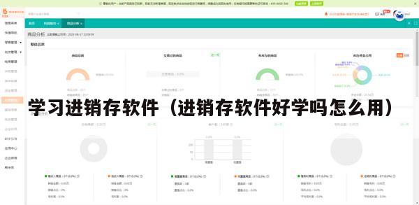 学习进销存软件（进销存软件好学吗怎么用）