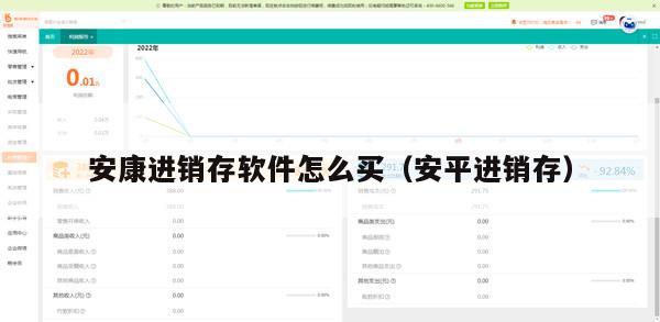 安康进销存软件怎么买（安平进销存）