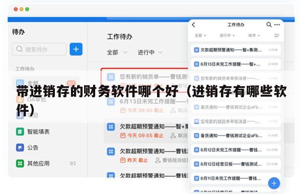 带进销存的财务软件哪个好（进销存有哪些软件）