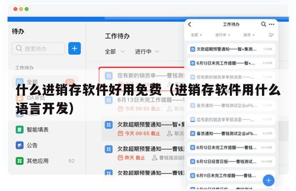 什么进销存软件好用免费（进销存软件用什么语言开发）