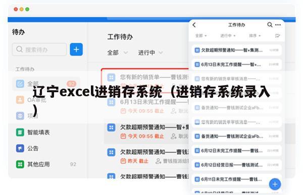 辽宁excel进销存系统（进销存系统录入）