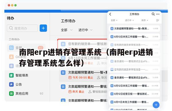 南阳erp进销存管理系统（南阳erp进销存管理系统怎么样）