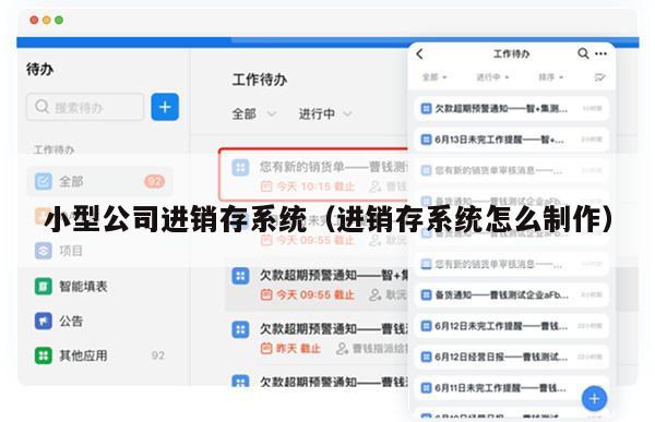 小型公司进销存系统（进销存系统怎么制作）