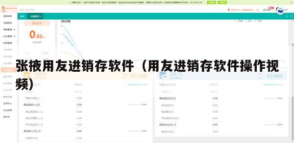 张掖用友进销存软件（用友进销存软件操作视频）