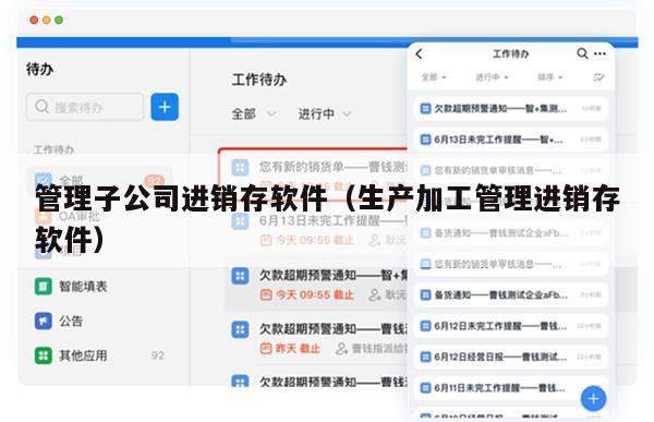 管理子公司进销存软件（生产加工管理进销存软件）
