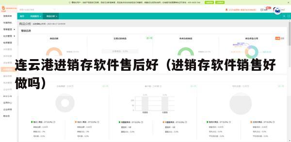连云港进销存软件售后好（进销存软件销售好做吗）