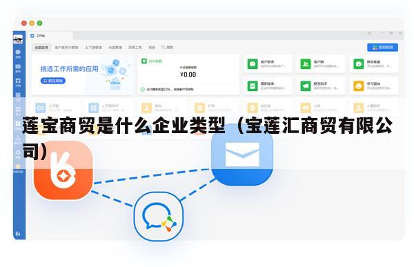 莲宝商贸是什么企业类型（宝莲汇商贸有限公司）