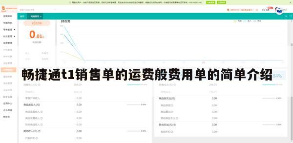 畅捷通t1销售单的运费般费用单的简单介绍