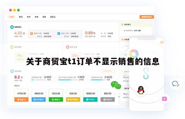 关于商贸宝t1订单不显示销售的信息