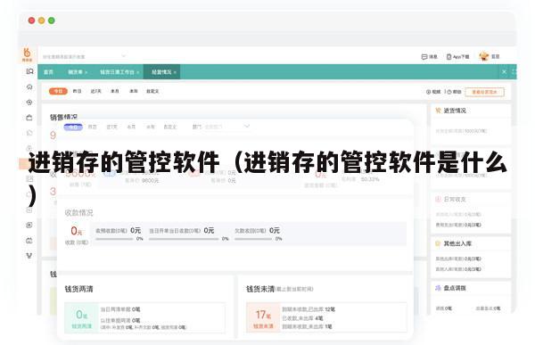进销存的管控软件（进销存的管控软件是什么）