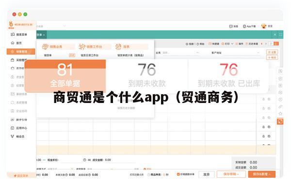 商贸通是个什么app（贸通商务）
