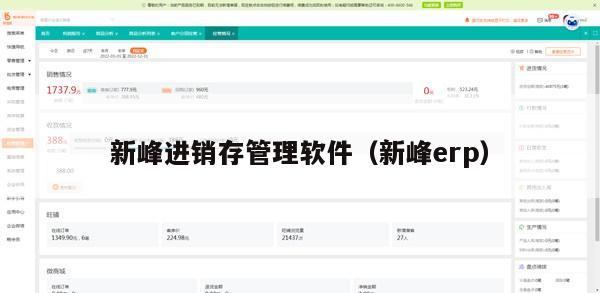 新峰进销存管理软件（新峰erp）