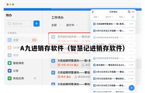 A九进销存软件（智慧记进销存软件）