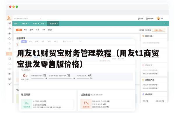 用友t1财贸宝财务管理教程（用友t1商贸宝批发零售版价格）