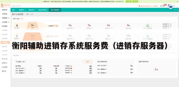 衡阳辅助进销存系统服务费（进销存服务器）
