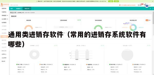 通用类进销存软件（常用的进销存系统软件有哪些）