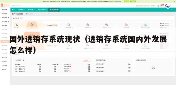 国外进销存系统现状（进销存系统国内外发展怎么样）