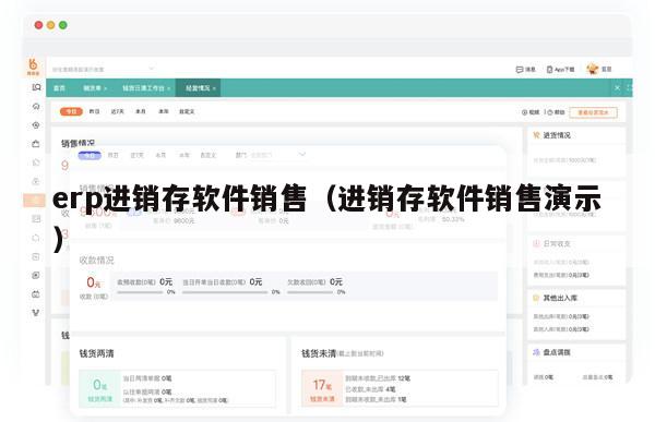 erp进销存软件销售（进销存软件销售演示）