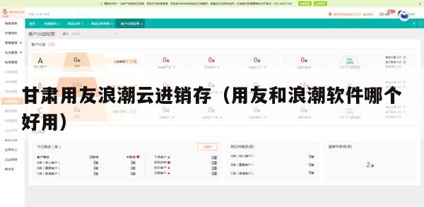甘肃用友浪潮云进销存（用友和浪潮软件哪个好用）