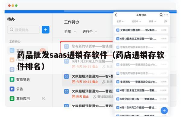 药品批发saas进销存软件（药店进销存软件排名）