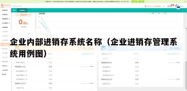 企业内部进销存系统名称（企业进销存管理系统用例图）