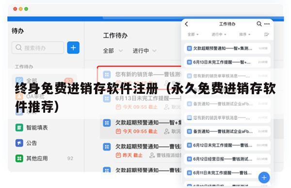 终身免费进销存软件注册（永久免费进销存软件推荐）
