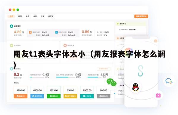 用友t1表头字体太小（用友报表字体怎么调）