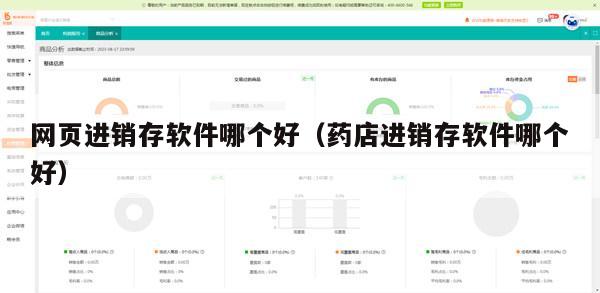 网页进销存软件哪个好（药店进销存软件哪个好）