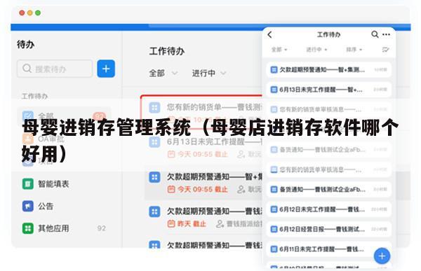 母婴进销存管理系统（母婴店进销存软件哪个好用）