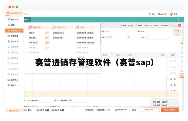 赛普进销存管理软件（赛普sap）
