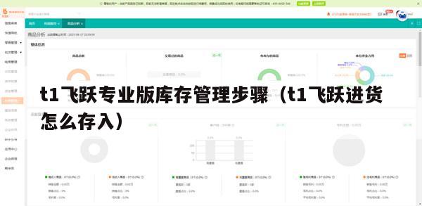 t1飞跃专业版库存管理步骤（t1飞跃进货怎么存入）
