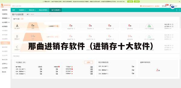 那曲进销存软件（进销存十大软件）