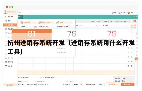 杭州进销存系统开发（进销存系统用什么开发工具）