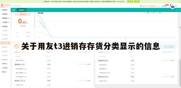 关于用友t3进销存存货分类显示的信息