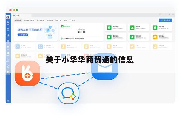 关于小华华商贸通的信息