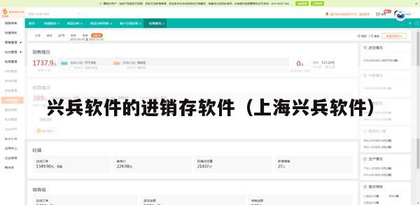 兴兵软件的进销存软件（上海兴兵软件）