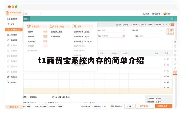 t1商贸宝系统内存的简单介绍