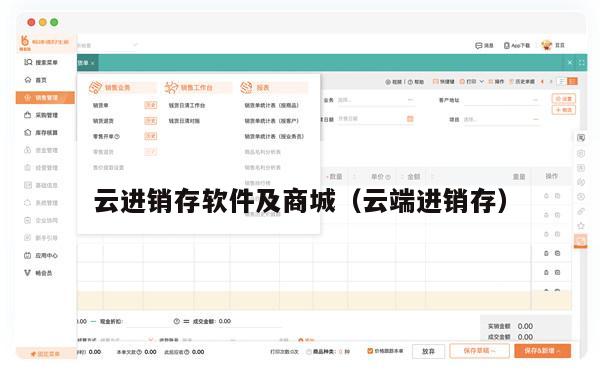 云进销存软件及商城（云端进销存）