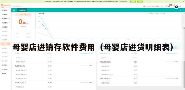 母婴店进销存软件费用（母婴店进货明细表）