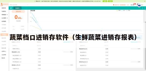 蔬菜档口进销存软件（生鲜蔬菜进销存报表）