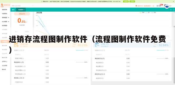 进销存流程图制作软件（流程图制作软件免费）