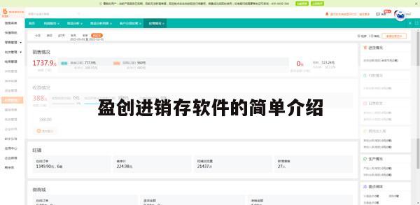 盈创进销存软件的简单介绍