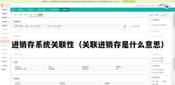 进销存系统关联性（关联进销存是什么意思）