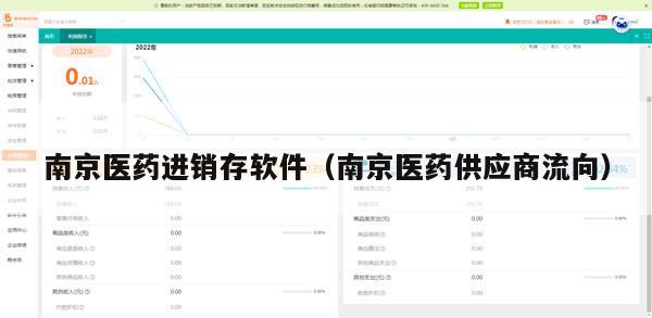 南京医药进销存软件（南京医药供应商流向）